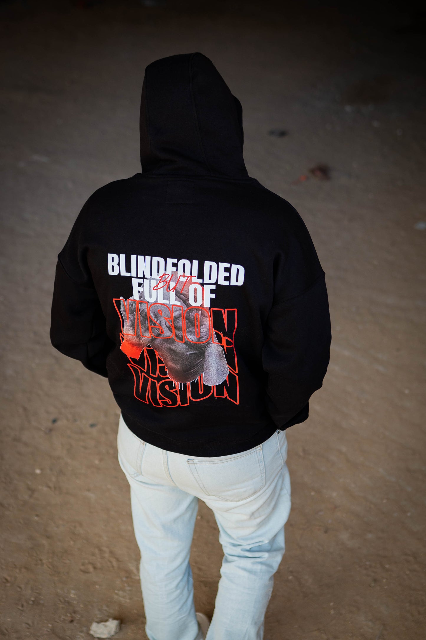 BLINDFOLDED BUT FULL OF VISION HOODIE